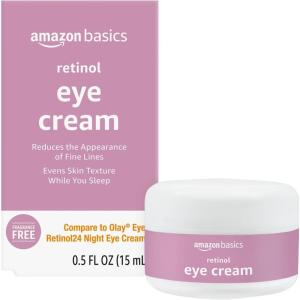 imageAmazon Basics Retinol Eye Cream Fragrance Free 05 Ounces 1Pack