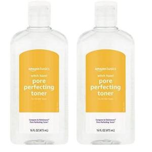 imageAmazon Basics Witch Hazel Pore Perfecting Toner Unscented 16 Fluid Ounces 1Pack16 Fl Oz Pack of 2