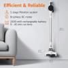 imageAmazon Basics Cordless Vacuum Cleaner for Carpet and Hardwood Lightweight 5 lbs WhiteWhite