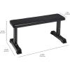 imageAmazon Basics Flat Weight Bench Black