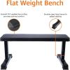imageAmazon Basics Flat Weight Bench Black