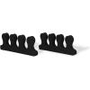 imageAmazon Basics Toe Separators Black Solid 120 Count Large