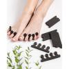 imageAmazon Basics Toe Separators Black Solid 120 Count Large