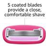 imageAmazon Basics Womens 5 Blade FITS Razor Refills Fits Amazon Basics FITS System Handles and Venus Handles 6 Cartridges6 Count Pack of 1