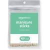 imageAmazon Basics Manicure Sticks Medium Length 100 Count Orange Solid