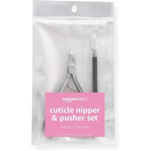 imageAmazon Basics Cuticle Nipper and Pusher Set