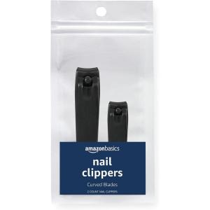 imageAmazon Basics Nail Clippers 2Pack Black