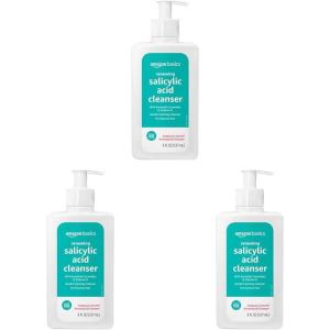 imageAmazon Basics Renewing Salicylic Acid Cleanser 8 Fluid Ounces 1Pack8 Fl Oz Pack of 3