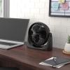 imageAmazon Basics 11Inch Air Circulator Fan Desk Fan for Bedroom Home and Office With 90Degree Tilt Head 3 Speed Settings Lightweight 3 LBS 35 Watts Black 111quotWx63quotDx109quotH11 inch