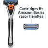 imageAmazon Basics 5Blade MotionSphere Razor for Men with Dual Lubrication and Precision Beard Trimmer Handle ampamp 2 Cartridges Cartridges fit Amazon Basics Razor Handles only Previously Solimo