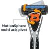 imageAmazon Basics 5Blade MotionSphere Razor for Men with Dual Lubrication and Precision Beard Trimmer Handle ampamp 2 Cartridges Cartridges fit Amazon Basics Razor Handles only Previously Solimo