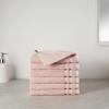 imageAmazon Basics Bath Towel Made with 30 Recycled Cotton Content 2Pack Blush 54 x 30 InchesPink