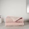 imageAmazon Basics Bath Towel Made with 30 Recycled Cotton Content 2Pack Blush 54 x 30 InchesPink