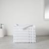 imageAmazon Basics Bath Towel Made with 30 Recycled Cotton Content 2Pack Blush 54 x 30 InchesWhite