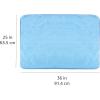 imageAmazon Basics Microfiber Towels for Cars Drying Towel Cleaning Cloth 36quotL x 25quotW BlueBlue