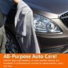 imageAmazon Basics Microfiber Towels for Cars Drying Towel Cleaning Cloth 36quotL x 25quotW BlueGray