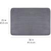 imageAmazon Basics Microfiber Towels for Cars Drying Towel Cleaning Cloth 36quotL x 25quotW BlueGray