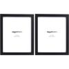 imageAmazon Basics Rectangular Photo Picture Frame 5quot x 7quot Pack of 2 BlackBlack