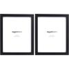imageAmazon Basics Rectangular Photo Picture Frame 5quot x 7quot Pack of 2 BlackBlack