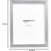 imageAmazon Basics Rectangular Photo Picture Frame 5quot x 7quot Pack of 2 BlackNickel