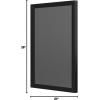 imageAmazon Basics Rectangular Wall Mount Mirror 24quot x 36quot Peaked Trim BlackBlack