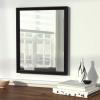 imageAmazon Basics Rectangular Wall Mount Mirror 24quot x 36quot Peaked Trim BlackBlack
