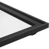 imageAmazon Basics Rectangular Wall Mount Mirror 24quot x 36quot Peaked Trim BlackBlack