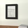 imageAmazon Basics Rectangular Wall Mount Mirror 24quot x 36quot Peaked Trim BlackBlack