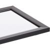 imageAmazon Basics Rectangular Wall Mount Mirror 24quot x 36quot Peaked Trim BlackBlack