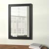imageAmazon Basics Rectangular Wall Mount Mirror 24quot x 36quot Peaked Trim BlackBlack