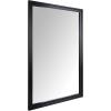 imageAmazon Basics Rectangular Wall Mount Mirror 24quot x 36quot Peaked Trim BlackBlack