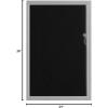 imageAmazon Basics Rectangular Wall Mount Mirror 24quot x 36quot Peaked Trim BlackNickel
