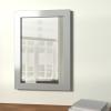imageAmazon Basics Rectangular Wall Mount Mirror 24quot x 36quot Peaked Trim BlackNickel