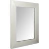 imageAmazon Basics Rectangular Wall Mount Mirror 24quot x 36quot Peaked Trim BlackNickel