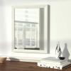 imageAmazon Basics Rectangular Wall Mount Mirror 24quot x 36quot Peaked Trim BlackWhite