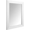 imageAmazon Basics Rectangular Wall Mount Mirror 24quot x 36quot Peaked Trim BlackWhite
