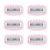 imageAmazon Basics Womens 4 Blade Razor for Women Fits AmazonBasics ampamp Venus Handles Moisturizing Surround 4 Count Includes 1 Handle 2 Cartridges ampamp 1 Shower Hanger Pink1 Count Pack of 6