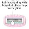 imageAmazon Basics Womens 4 Blade Razor for Women Fits AmazonBasics ampamp Venus Handles Moisturizing Surround 4 Count Includes 1 Handle 2 Cartridges ampamp 1 Shower Hanger Pink3 Count Pack of 1