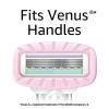 imageAmazon Basics Womens 4 Blade Razor for Women Fits AmazonBasics ampamp Venus Handles Moisturizing Surround 4 Count Includes 1 Handle 2 Cartridges ampamp 1 Shower Hanger Pink3 Count Pack of 1