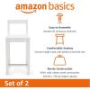 imageAmazon Basics Wooden Bar Stool with Backrest Black Set of 2White
