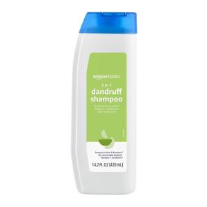imageAmazon Basics 2in1 Dandruff Shampoo ampamp Conditioner Gentle and pH Balanced 125 oz pack of 6 Previously SolimoGreen Apple