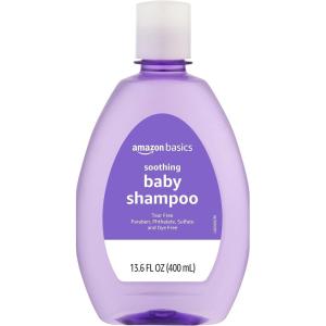 imageAmazon Basics Baby Shampoo Lavender ampamp Chamomile Scented 1360 Fl Oz Pack of 1