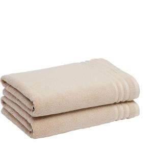 imageAmazon Basics Bath Towel Made with 30 Recycled Cotton Content 2Pack Blush 54 x 30 InchesBlush