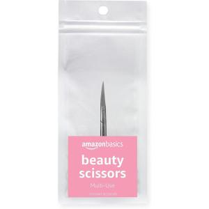 imageAmazon Basics Beauty Scissors Stainless Steel Silver