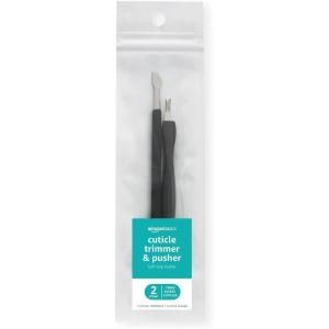 imageAmazon Basics Cuticle Trimmer and Pusher 2 Count