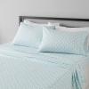 imageAmazon Basics 3 Piece Deluxe Microfiber Bed Sheets Twin Size Dark Gray SolidAqua Fern