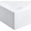 imageAmazon Basics 3 Piece Deluxe Microfiber Bed Sheets Twin Size Dark Gray SolidBright White