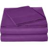 imageAmazon Basics 3 Piece Deluxe Microfiber Bed Sheets Twin Size Dark Gray SolidPlum