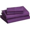 imageAmazon Basics 3 Piece Deluxe Microfiber Bed Sheets Twin Size Dark Gray SolidPlum