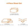 imageAmazon Basics 3 Piece Deluxe Microfiber Bed Sheets Twin Size Dark Gray SolidTaupe